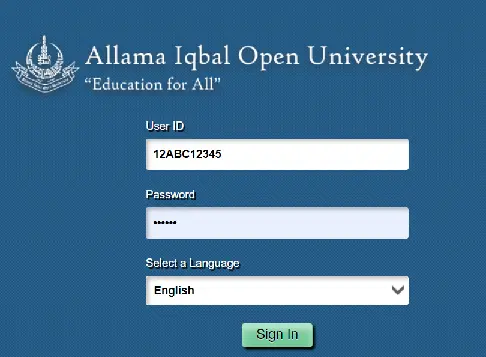 cms portal aiou assignment